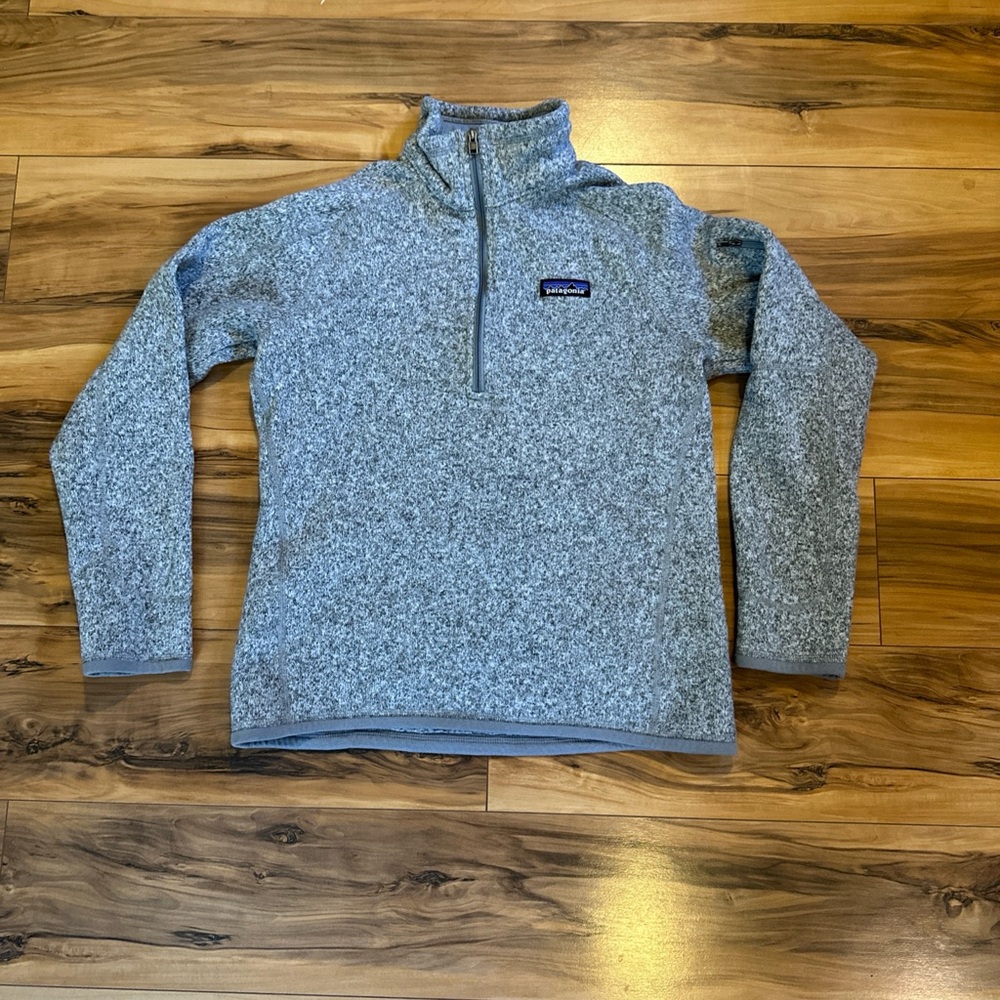 Patagonia Better Sweater 1/4-Zip Fleece Pullover Jacket, Small, Gray